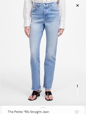Madewell Light Blue Straight-Leg Jeans